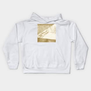 Golden jazz marble Kids Hoodie